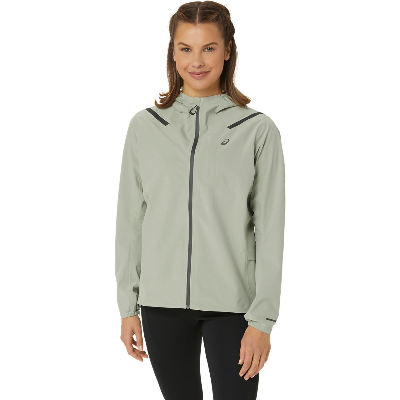 Accelerate Waterp Jacket Olive Grey | Women