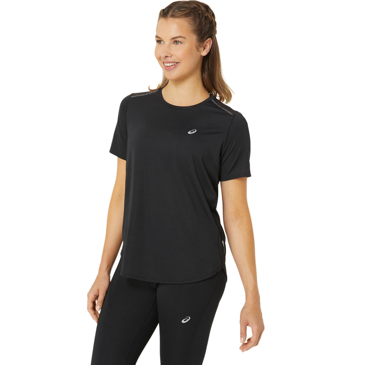 Road SS Top Performance Black | Women