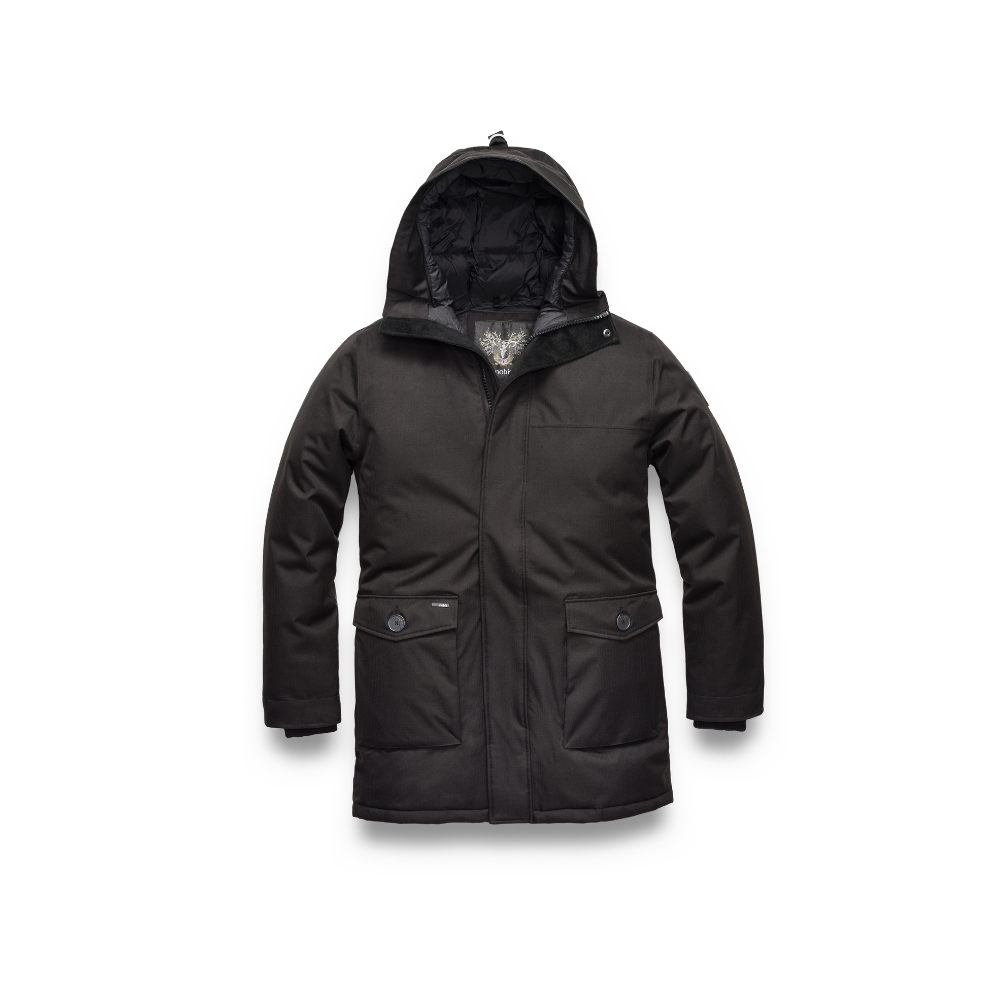 Yves Men's Parka No Fur - Black
